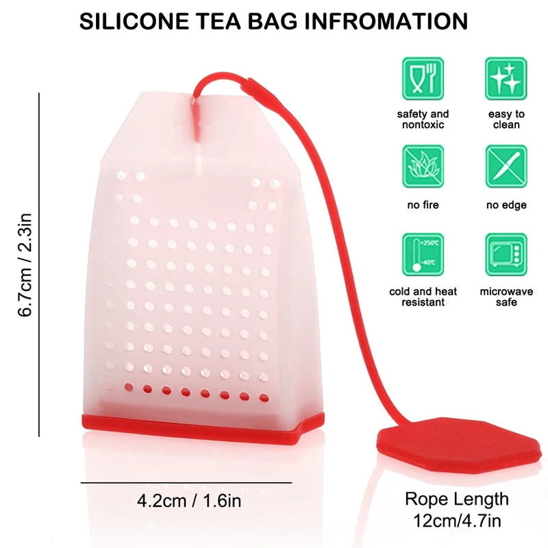 Silicone Tea Infuser Bag Set