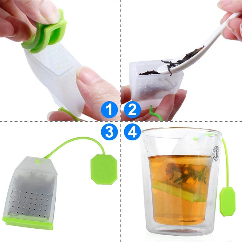 Silicone Tea Infuser Bag Set