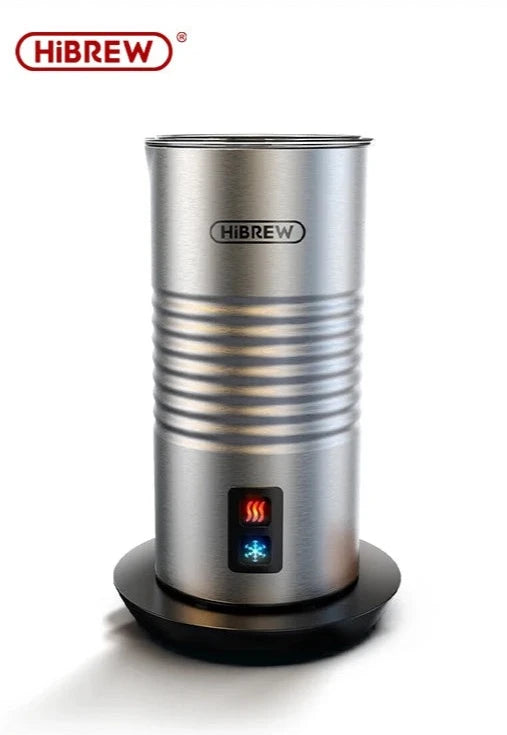 HiBREW Milk Frother Frothing Foamer Cold/Hot Latte Cappuccino Chocolate Fully Automatic Milk Warmer Cool Touch M2A