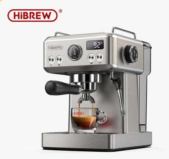 HiBREW 20Bar Semi Automatic Espresso Machine Temperature Adjustable 58mm Portafilter